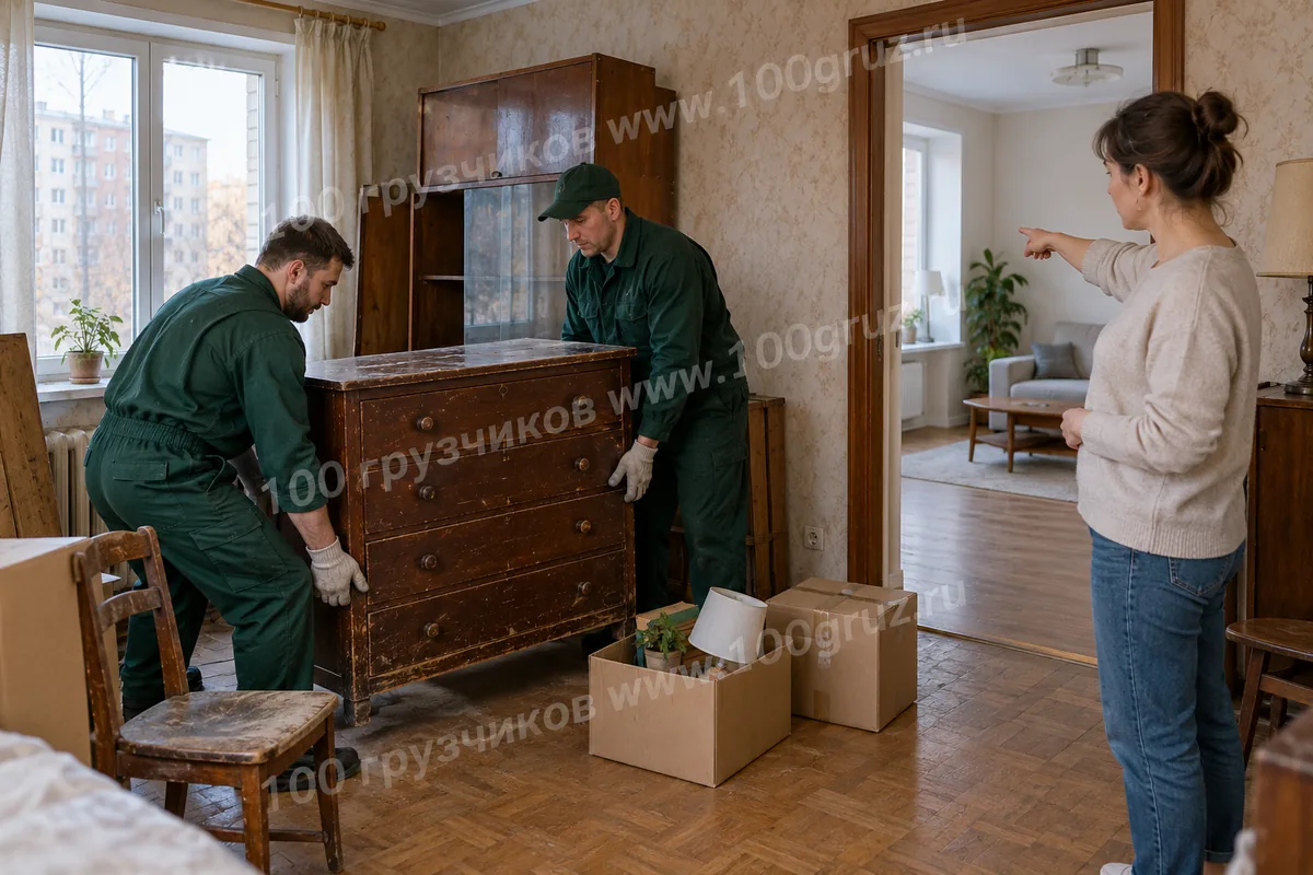 Поэтапное освобождение жилой квартиры от ненужных вещей